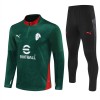 AC Milan Training Huppari 2025-26 Vihreä 1/4-Zip
